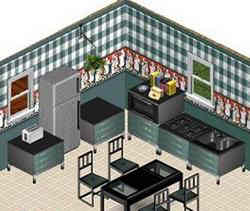 Комплект объектов для кухни- размер 529 КБ. Для скачивания кликнуть на изображение объекта