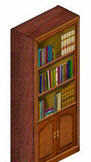 Книжный шкаф- размер 90 КБ. Для скачивания кликнуть на изображение объекта