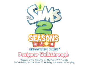 The Sims 2 Seasons. Видео # 2. Размер: 48 МБ